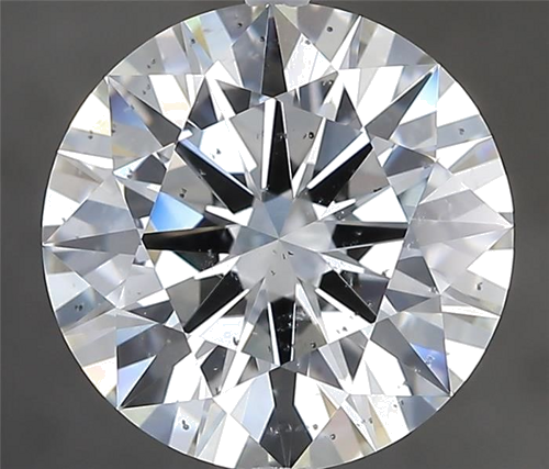 3.85 carat I-SI2 Excellent cut Natūralus Round Deimantas (1)