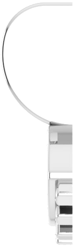 14K White 1.7 mm Round Evil Eye Charm Pendant Mounting (3)