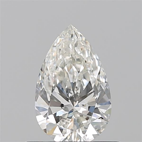 0.5 carat H-VVS1 Natūralus Pear Deimantas (1)