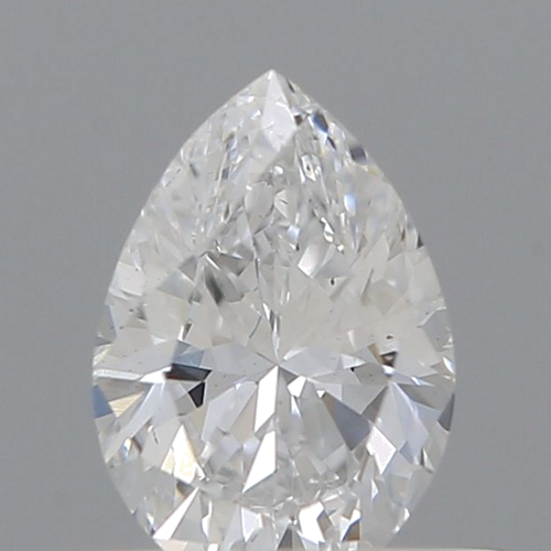 0.4 carat D-SI1 Natūralus Pear Deimantas (1)