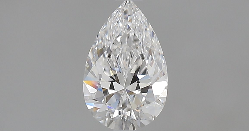 0.73 carat E-VVS1 Natūralus Pear Deimantas (1)
