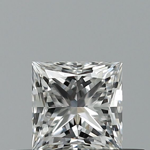 0.37 carat F-VVS2 Natūralus Princess Deimantas (1)