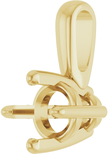Pakabukas „Solitaire“ 14k yellow gold Round 3.5mm (2)