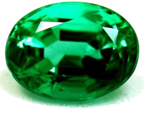 0.84 carat GREEN Oval Smaragdas (1)