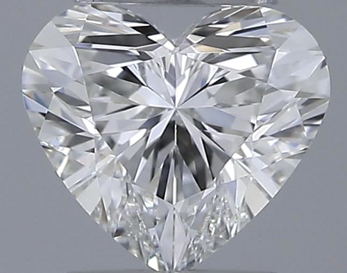 0.4 carat G-VVS2 Natūralus Heart Deimantas (1)