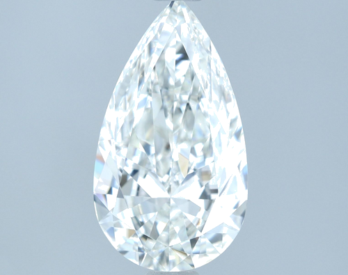 1.3 carat G-VVS1 Natūralus Pear Deimantas (1)