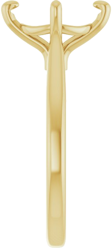 Sužadėtuvių Žiedas „Solitaire“ 14k yellow gold Oval 10mm x 7mm (4)
