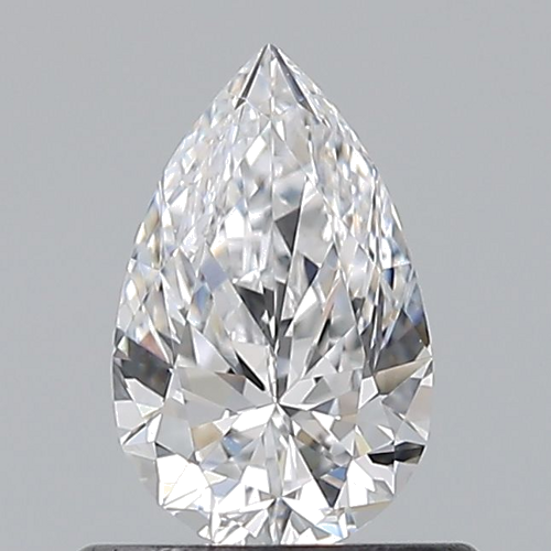 0.5 carat D-VS1 Natūralus Pear Deimantas (1)