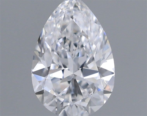 0.3 carat D-VVS2 Natūralus Pear Deimantas (1)