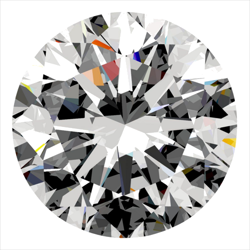 0.3 carat D-VS1 Very Good cut Natūralus Round Deimantas (1)