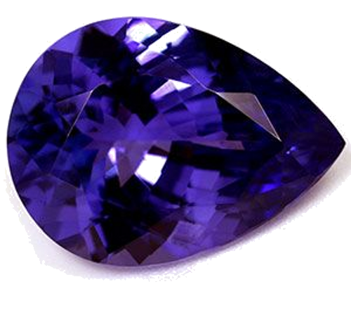 5.91 carat BLUE Pear Tanzanite (1)