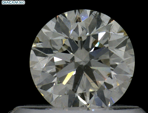0.5 carat K-SI2 Excellent cut Natūralus Round Deimantas (1)