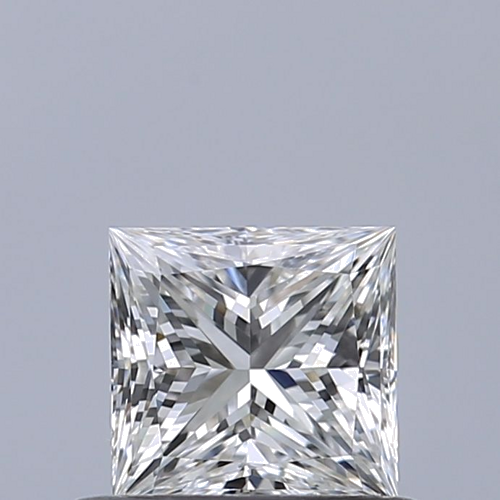 0.51 carat E-VVS2 Natūralus Princess Deimantas (1)