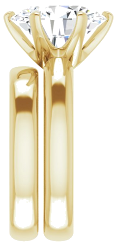 Sužadėtuvių Žiedas „Solstice Solitaire®“ 14k yellow gold Oval 12mm x 10mm (9)