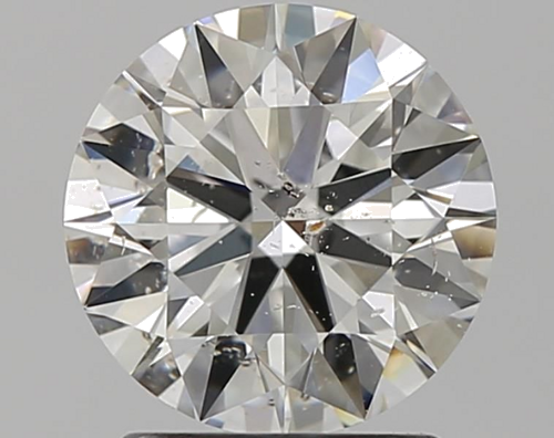 1.51 carat I-SI2 Excellent cut Natūralus Round Deimantas (1)
