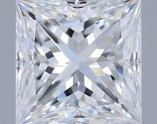 0.3 carat D-VS1 Natūralus Princess Deimantas (1)