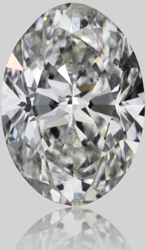 2.51 carat G-SI2 Natūralus Oval Deimantas (1)