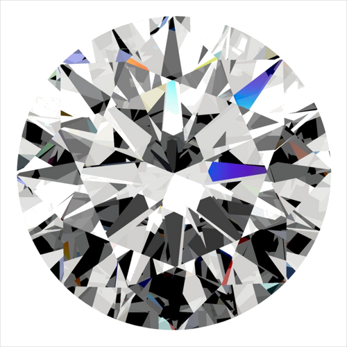 0.31 carat F-VVS2 Excellent cut Natūralus Round Deimantas (1)