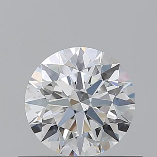 0.51 carat F-SI1 Excellent cut Natūralus Round Deimantas (1)