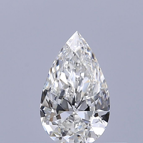 0.3 carat F-VVS1 Natūralus Pear Deimantas (1)