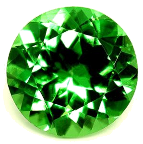 0.54 carat GREEN Round Garnet (1)