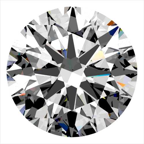 0.3 carat E-VS2 Excellent cut Natūralus Round Deimantas (1)