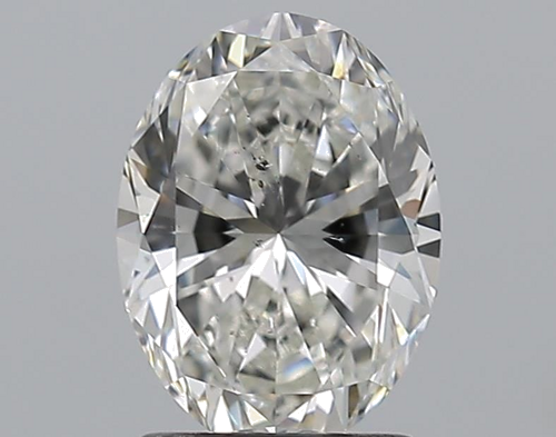 2.01 carat H-SI1 Natūralus Oval Deimantas (1)