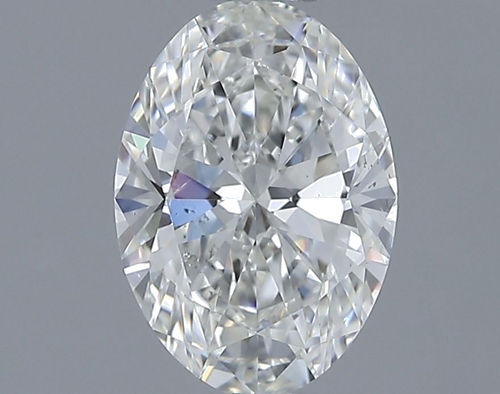 1.0 carat H-SI1 Natūralus Oval Deimantas (1)