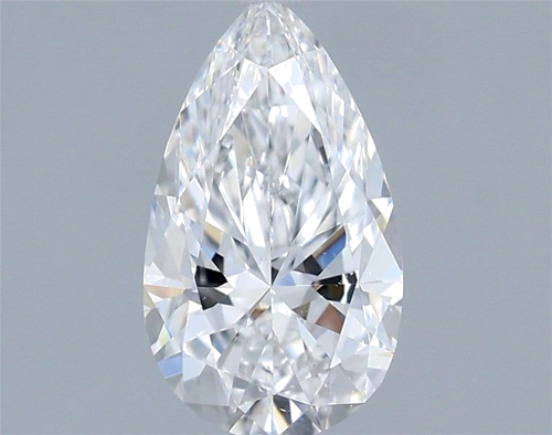 0.7 carat D-SI1 Natūralus Pear Deimantas (1)
