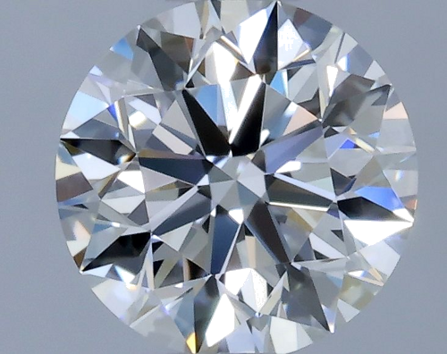0.59 carat F-VVS1 Excellent cut Natūralus Round Deimantas (1)