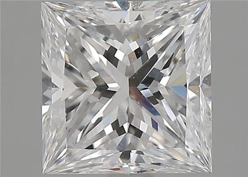 1.7 carat D-VS2 Natūralus Princess Deimantas (1)