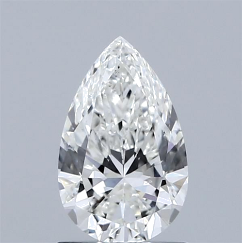 1.0 carat H-SI1 Natūralus Pear Deimantas (1)