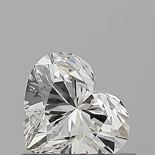 0.5 carat F-IF Natūralus Heart Deimantas (1)