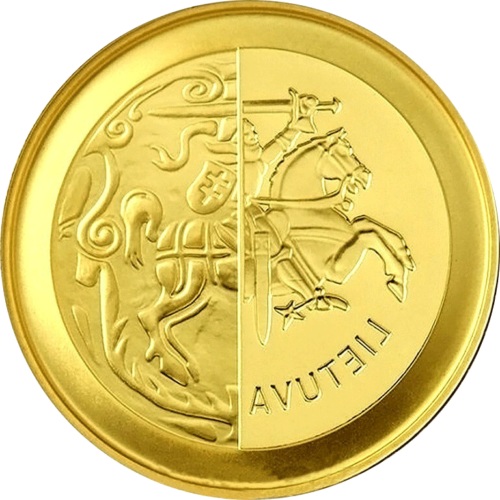 2015 Monetų kalybai LDK Lietuva 50 eurų auksinė moneta (2)