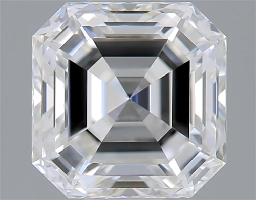 0.61 carat F-VVS2 Natūralus Asscher Deimantas (1)