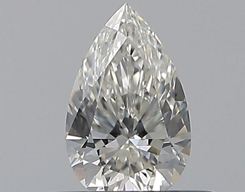 0.32 carat H-VS2 Natūralus Pear Deimantas (1)