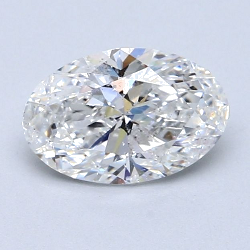 1.16 carat F-SI2 Natūralus Oval Deimantas (1)