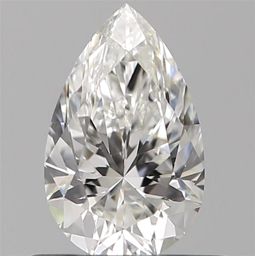 0.51 carat F-VS1 Natūralus Pear Deimantas (1)
