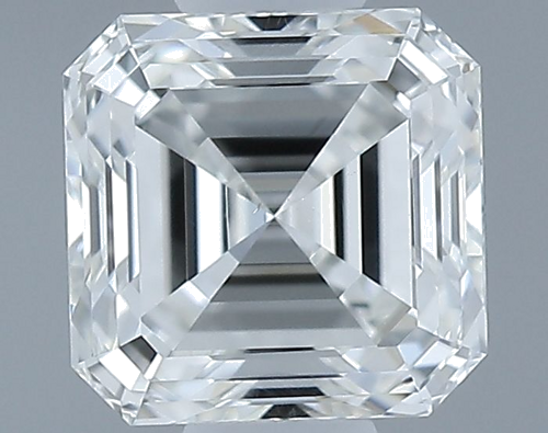 0.51 carat H-VS1 Natūralus Asscher Deimantas (1)