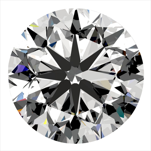 0.3 carat E-VS2 GD cut Natūralus Round Deimantas (1)