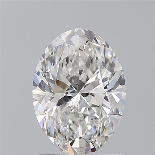 1.51 carat G-SI1 Natūralus Oval Deimantas (1)