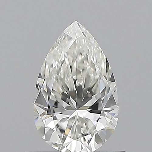 0.6 carat H-VVS1 Natūralus Pear Deimantas (1)