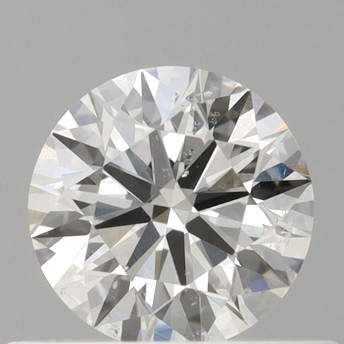 0.5 carat F-SI2 Excellent cut Natūralus Round Deimantas (1)
