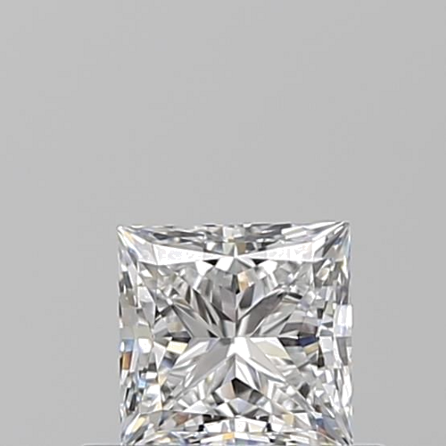0.5 carat E-VVS2 Natūralus Princess Deimantas (1)