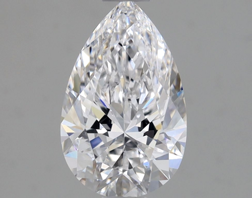 1.0 carat D-VVS1 Natūralus Pear Deimantas (1)