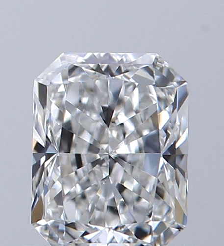 0.5 carat F-VVS2 Natūralus Radiant Deimantas (1)