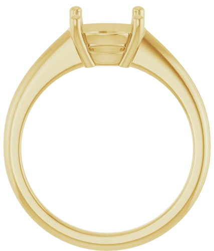 Sužadėtuvių Žiedas „Solitaire“ 18k yellow gold Round 8.2mm (2)