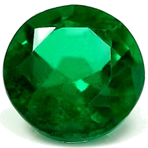 0.47 carat GREEN Round Smaragdas (1)