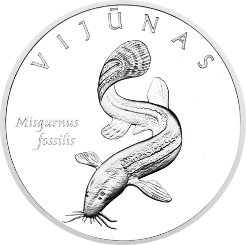 2010 г. Сребърна монета от 50 литаса на Литва PF 69 ULTRA CAMEO (3)