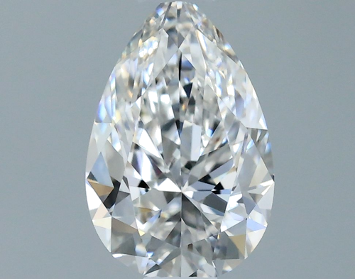 0.43 carat F-IF Natūralus Pear Deimantas (1)